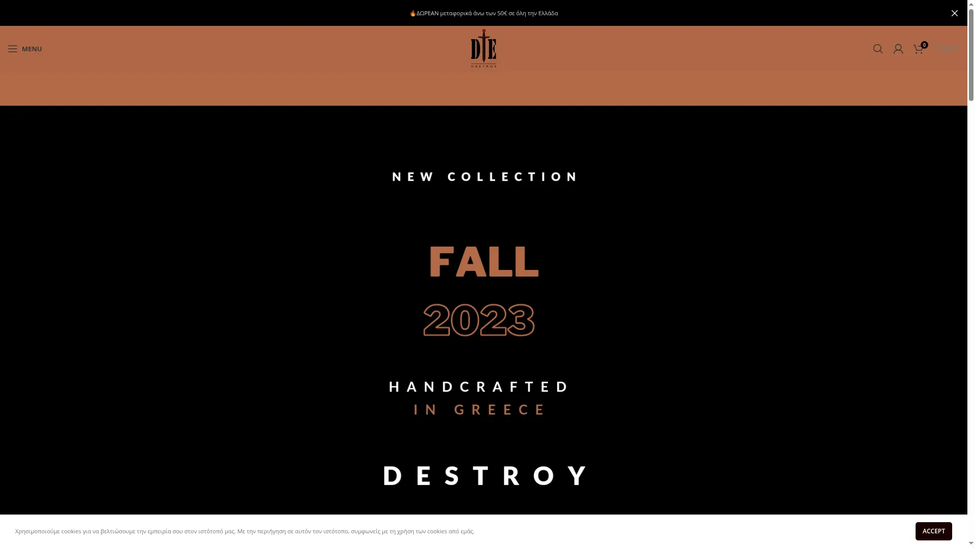 Destroy — E-Commerce / Fashion